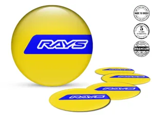 Rays Pegatinas Bombadas Estilo Etiquetas Aro Alta Calidad